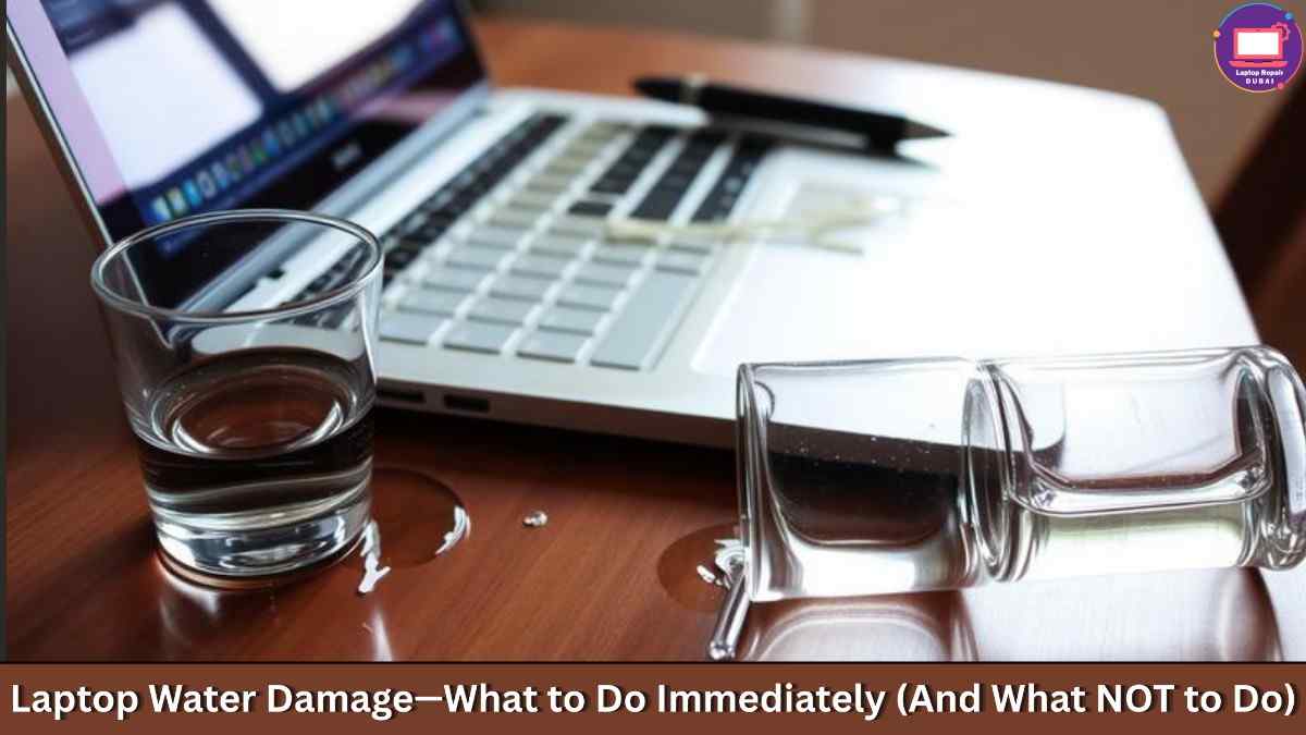 Laptop Water Damage—What to Do Immediately (And What NOT to Do)